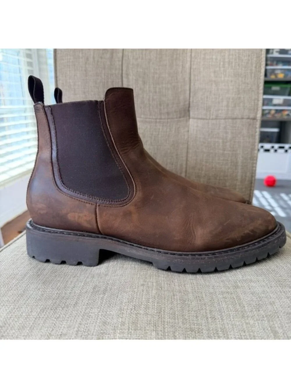 Thursday Boot Co. Legend Chelsea Boots Brown Leather Men's Size 11.5
